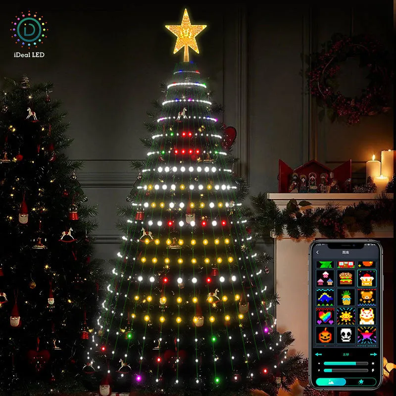 Outdoor Yard Tree Holiday Decorations APP Smart Christmas Tree Light