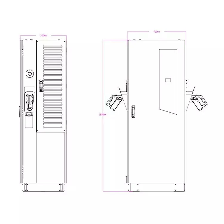 60kw/120kw/ Dual Guns China EV Charger Manufacturer for Car Charging Staion