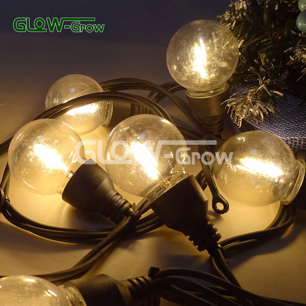 G45 IP65 UL Listed Filament String Light Festoon Light for Holiday Decoration