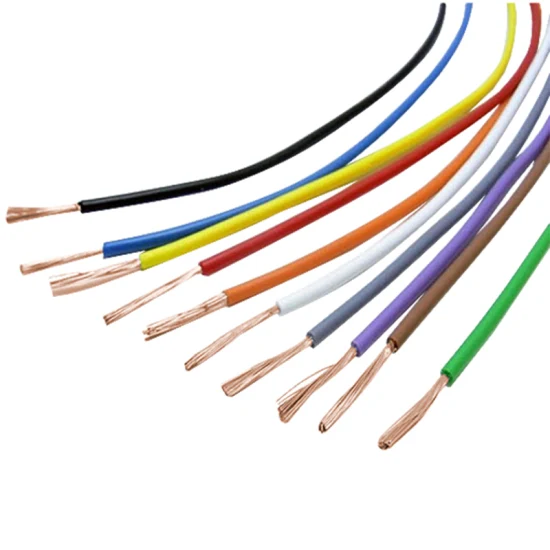 Núcleo de alambre automotriz Cable aislado Cable seguro Alimentación Cobre Flexible AV Cable eléctrico aislado Sólido 10 mm